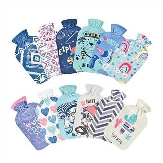 Teiknimynd flís heitt vatn flöskulok