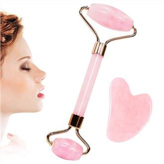 Jade Roller og Gua Sha sett