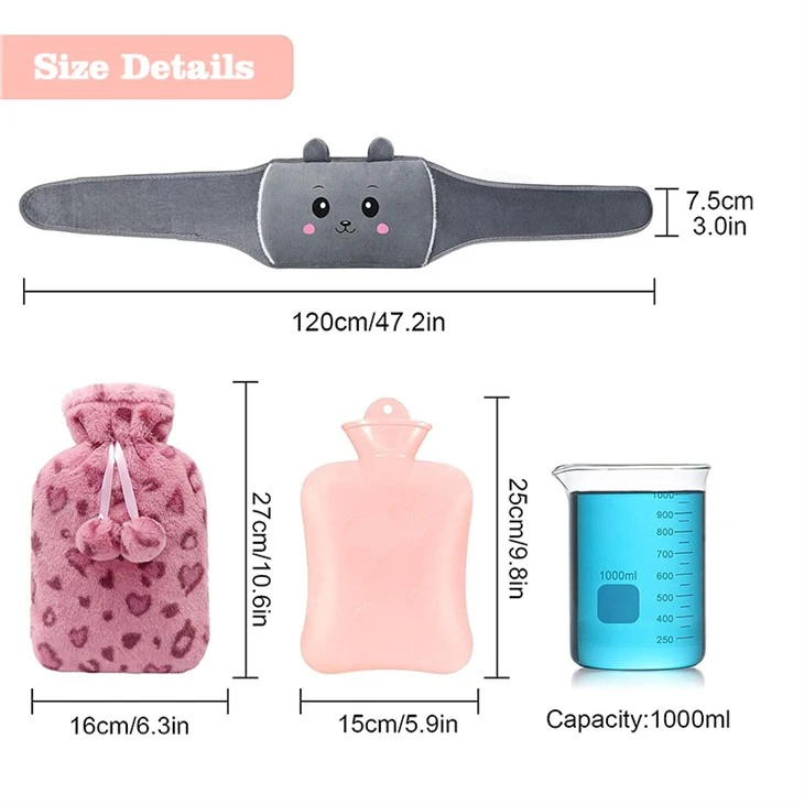 Mini Pvc Hot Water Bag Waist Cover