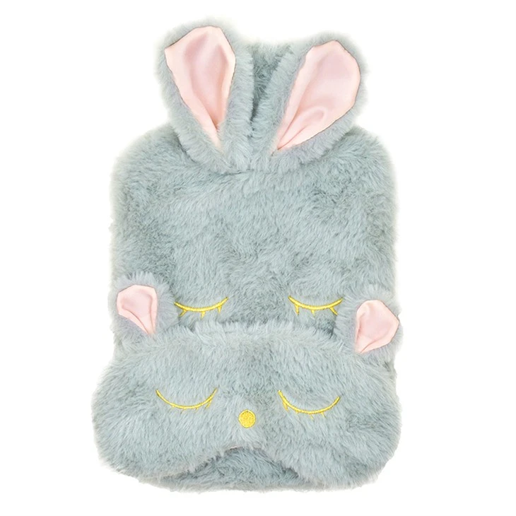 Hot Water Bag Cover With Eye Mask Gift Set