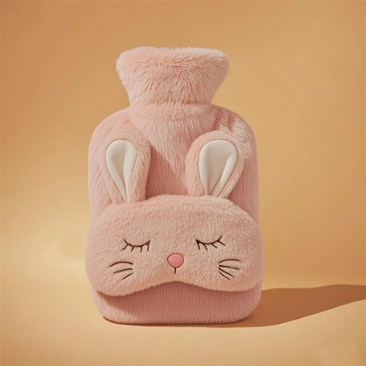 Hot Water Bag Cover With Eye Mask Gift Set